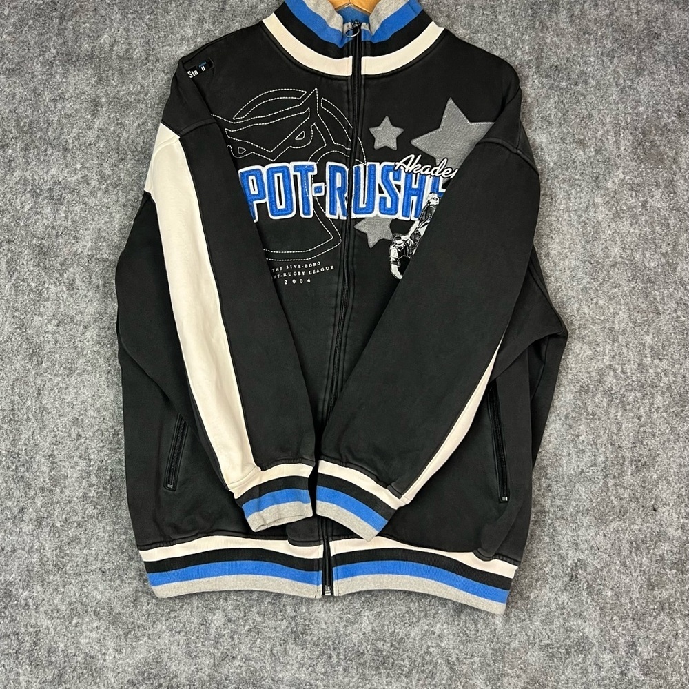 vintage Akademiks Spot-Rushers Jacket 2004  Embroidered Men’s Size XL
